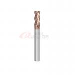 4 Flute .2362 6mm Corner Radius End Mill 1/4 Shank HRC55 for sale