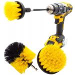 Drill Brush Set  Power Scrubber Pad Sponge Kit with Extend Attachment