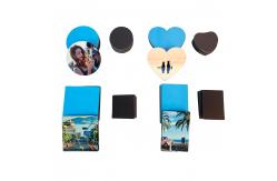 China Blank Sublimation Mdf Fridge Magnets Personalised Wooden Photo Magnets supplier