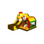 Chicken Egg Theme Playground Commercial Jumping Castle Rentals Silk Printing for sale