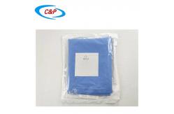 China PP PE Ophthalmic Surgical Drape Sterile Towel Wth Double Pouch Blue supplier