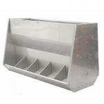 Double Sides Stainless Steel Feed Trough 8 6 Holes Weaner Pig Feeding for sale