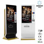 1080P Vertical Interactive Touch Screen Kiosk Wifi Mobile Phone Charger Station for sale