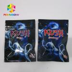 Resealable Spice Herbal Incense Packaging , k mylar bags One Side Clear for sale