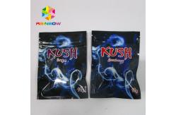China Resealable Spice Herbal Incense Packaging , k mylar bags One Side Clear supplier