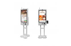 China Self Service Touchscreen Monitor Kiosk Restaurant Cash Payment Kiosk With Card Reader supplier