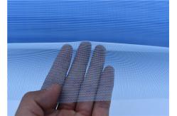 China Blue White Polymer Invisible Mosquito Window Screen For 0.5-3m Width supplier