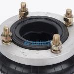 150076H-1 Industrial Air Springs with Flange Ring Single Convoluted Air Shocks
