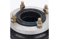 China 150076H-1 Industrial Air Springs with Flange Ring Single Convoluted Air Shocks supplier