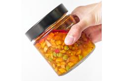 China Wholesale Cheap Glass Transparent Chili Jam Sealed Luxury Hexagon Honey Jar supplier