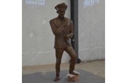 China Life Size Customized Casted Bronze Figure Statue Monument Statue supplier