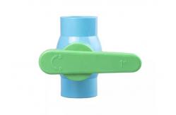 China Plastic PVC Ball Valve ABS Handle Socket For Water Control supplier