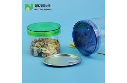 China 350ml 11oz PET Plastic Jar Child Resistant With Lid supplier