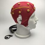 EEG Long term monitoring High density Sintered Ag/Cl Electrode cap with customized channel and scheme for sale