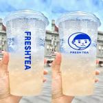 360ml Cold Drink Cup With Lid U Shape Plastic Disposable Cups