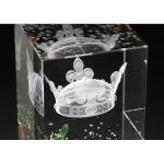 Durable K9 Crystal Trophy Cup Custom Engraving Logo / Texts Solid Structure