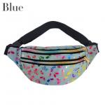 2022 Printed Waist Bag Women Fanny Pack Colorful Travel Kids Cartoon Belt`s Bag Festival Mobile Phone Pouch Purse for sale