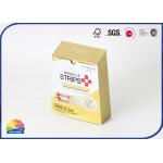Gold Paper Folding Carton Box Daily Supplies Customizable Packaging for sale