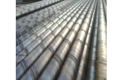 China Custermized Length SSAW Welded Steel Pipe For Oil And Gas Transmission supplier