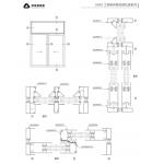 3 Tracks Aluminium Sliding Window Profile Double Glazed Window Profiles OEM Design