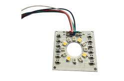 China OEM 94v LED PCB Assembly Aluminum RGBW Led Light Circuit Board Assembly supplier