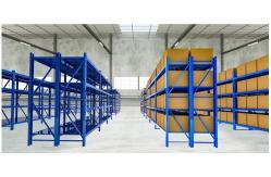 China Combined Wide Span Shelving Teardrop Warehouse Pallet Racks For Light Storage supplier