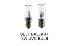 China Ozone E14 UVC Light Bulb Self Ballast Virus Disinfection Cabinet supplier