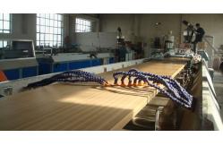 China Construction Template WPC Board Production Line / Making Machine , CE ISO9001 Certificate supplier