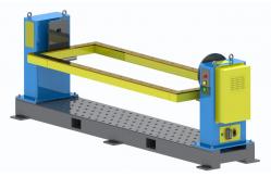 China 1300KG Welding Positioner Head-and-tail Motor Double-turn Transposition Machine supplier