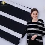 Combed Cotton And Breathable Easy To Care ​Striped Material Fabric For Long Sleeve Clothes for sale