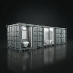 Soundproof 40ft Container Home Converted Storage Containers House