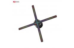 China 55cm Advertising Holographic LED Display , 512pcs 3D Holo Display supplier