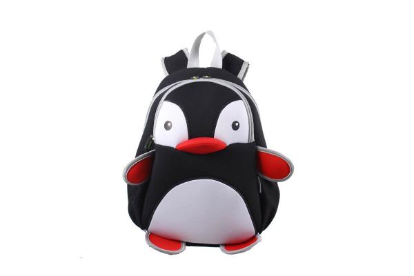Penguin Design Cute Toddler Backpacks For Little Kids Neoprene Material