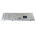 Waterproof IP65 103 Keys Panel Mount Metal Keyboard With Numeric Keypad for sale