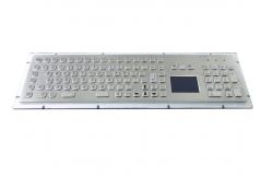 China Waterproof IP65 103 Keys Panel Mount Metal Keyboard With Numeric Keypad supplier