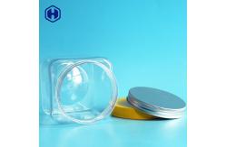 China Stackable Square Wide Mouth Plastic Jars Space Saving Fully Airtight supplier