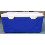 Blue 110L Volume Insulated Refrigerating Freezing Cooler Box Virgin HDPE PU Foam for sale