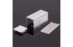 China Little Scratch Aluminum LED Strip Profiles Matt Finish Milky With Caps Profile supplier