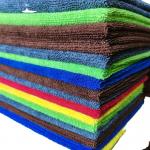 80% Polyester 20% Polyamide 40*40cm 300gsm Microfiber Towel for Car and Kitchen Cleaning for sale