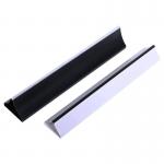                    Custom Plastic Triangle Strip Black PVC Wall Skirting Guard Corner ABS Sliding Profile              for sale