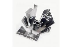 China Slim Aluminium Sliding Window Profile Matt Black And Bronze Aluminium Profile Section supplier