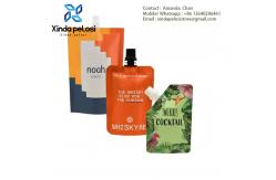 China Custom Reusable Fruit Juice Pouch Drink Stand Up Plastic Pouch Packaging supplier