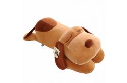 China EN71 50cm Polypropylene Cotton Filled Short Plush Dog Toy supplier