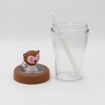Plastic Tritan Silicone Straw Water Bottle Leak Proof Travel type for sale