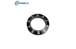 China OEM CNC Turning Machining Parts Laser Engraving Black Anodizing Aluminum Parts supplier