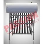 Professional Heat Pipe Solar Water Heater With 20 Tubes Aluminum Reflector Frame for sale