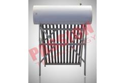China Professional Heat Pipe Solar Water Heater With 20 Tubes Aluminum Reflector Frame supplier