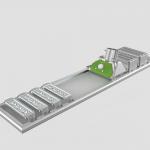 Modulized 6000K 40W 50W LED Solar Street Light 4000 Lumen Solar Light