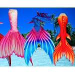 Spandex And Polyester Adults Mermaid Tail For Swimming With Monofin