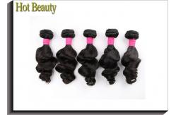 China 8 inch 6A Grade Loose Wave Virgin Human Hair Extensions With Thick Bottom supplier
